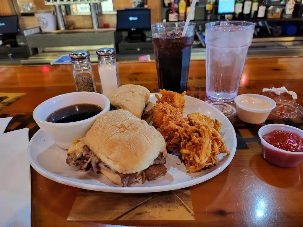 French Dip Sandwich with Tator Tots